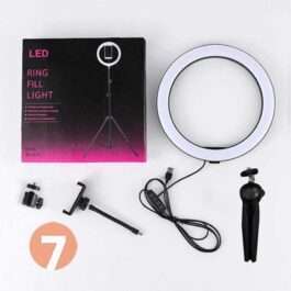 10 inch Ring Fill Light – 26cm 3 Color Modes for Vlogging