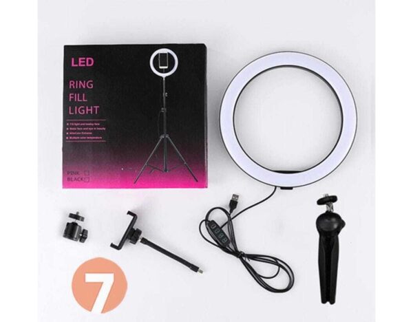 10 inch Ring Light - 26cm LED Fill Light with 3 Color Modes
