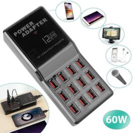 12 Port Fast Charger | 60W Multi-Device Hub