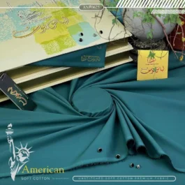 Analog Cotton Shirt Teal – Unstitched 1.5 Yards Summer Wear