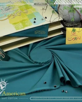 Analog Cotton Shirt Teal – Unstitched 1.5 Yards Summer Wear