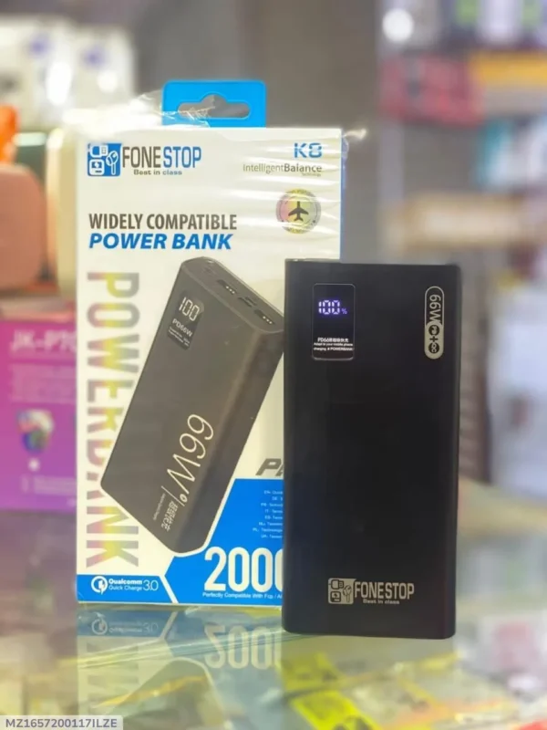 20000mAh 65W Power Bank - Fast Charge 3 Devices