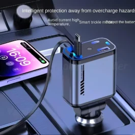 Adjustable Metal Car Charger | 20W Fast Power