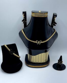 Butterfly Jewelry Set for Women in Pakistan | Golden Plated