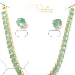 Crystal Pendant Set for Women in Pakistan | Wedding Jewelry
