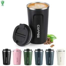 Double Vacuum Travel Coffee | Leak-proof Insulated Mug