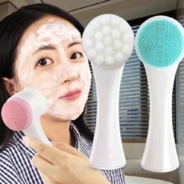 Facial Cleansing Brush with 3 Heads – Deep Cleaning & Hygiene Skincare Tool