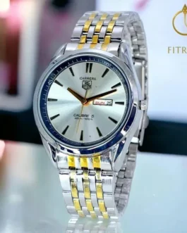 Fittross Day & Date Watch Stainless Steel Gold Plated