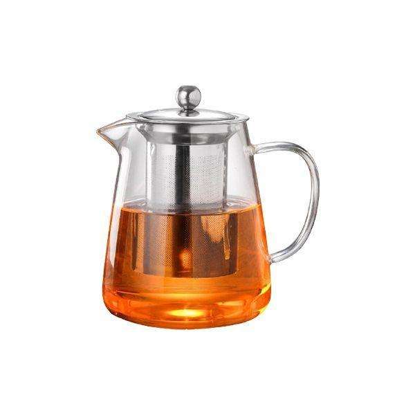950ml Glass Tea Pot | Stainless Steel Infuser & Heat Resistant