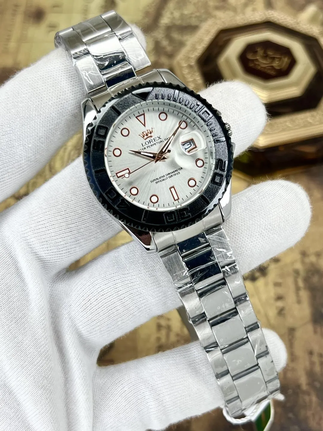 Men's Modern Stylish Watch with Date Working - Random Multicolor Dial - With Box Art# M247 -Lox.Dt9001000no.500k-WB-00042 - Image 3