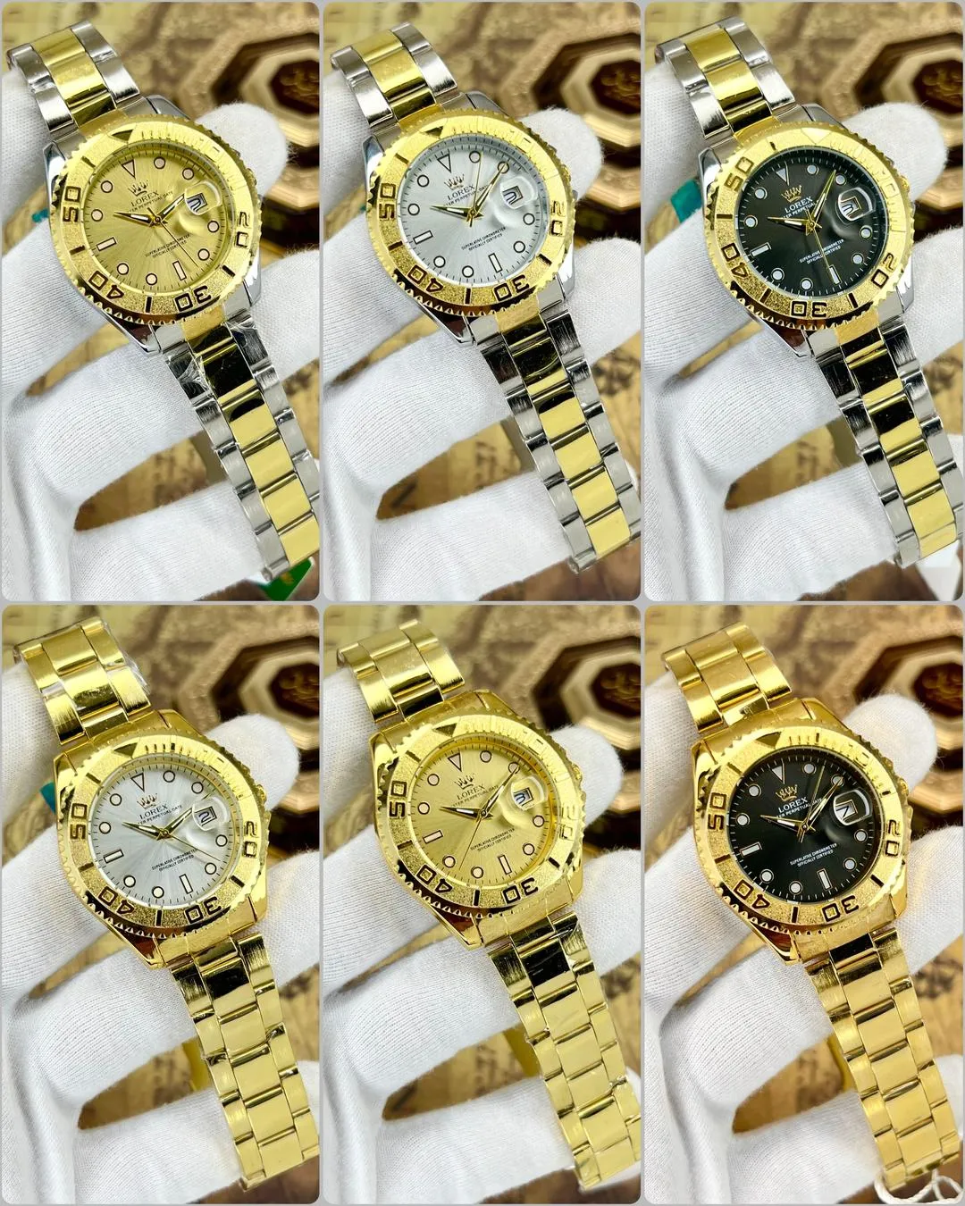 Men's Modern Stylish Watch with Date Working - Random Multicolor Dial - With Box Art# M247 -Lox.Dt9001000no.500k-WB-00042 - Image 9
