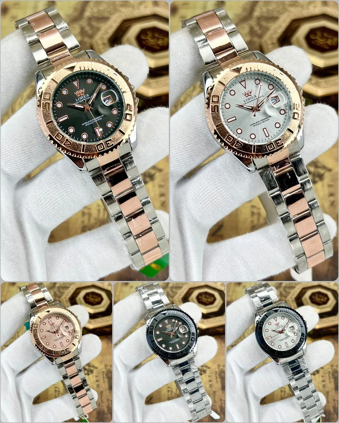 Men's Modern Stylish Watch with Date Working - Random Multicolor Dial - With Box Art# M247 -Lox.Dt9001000no.500k-WB-00042 - Image 10