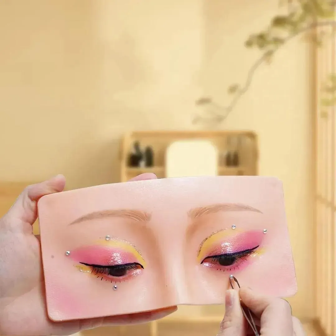 Reusable Silicone Makeup Practice Board for Eye Makeup Training – Professional Training Tool - Image 3