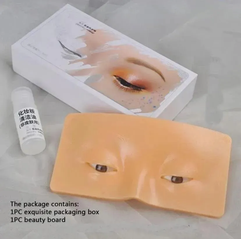 Reusable Silicone Makeup Practice Board for Eye Makeup Training – Professional Training Tool - Image 4