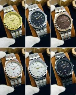 Men’s Multicolor Chain Strap Watch 10mm Round