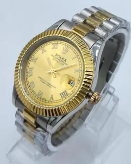 Men’s Rolex Submarmer Gold Stainless Steel Watch