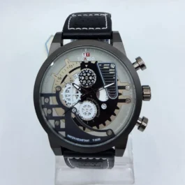 Men’s Skeleton Watch Matte Black
