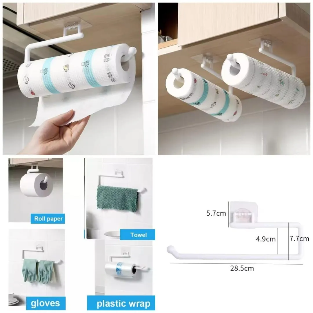 Wall Mount Hooks 3Pcs Multicolor Plastic Home Accessories - Image 4