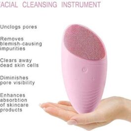 Rechargeable Pink Facial Cleanser for Clear Skin