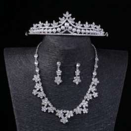 Royal Floral Bridal Jewelry Set for Pakistani Bridesmaids