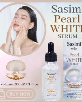 Sasimi Pearl White Serum 30ml – Skin Brightening & Hydrating Glow Serum