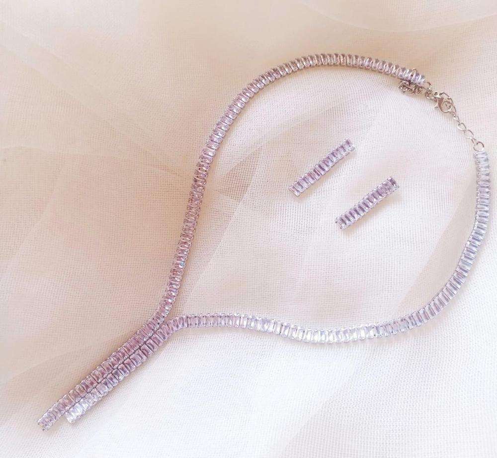 Silver Plated Necklace Set for Women in Pakistan - Image 4