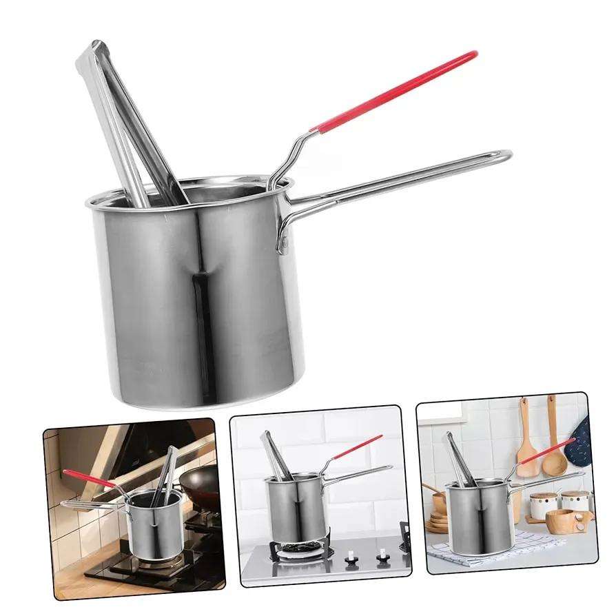 Stainless Steel Oil Filter | Silver Finish Grease Container - Image 3