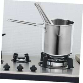 Stainless Steel Oil Filter | Silver Finish Grease Container