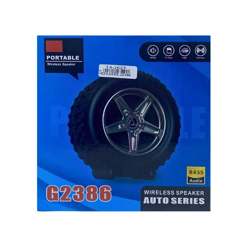 Tire Design Speaker | G2386 Portable Bass Audio - Image 3