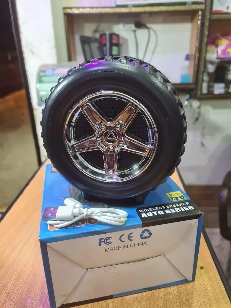 Tire Design Speaker | G2386 Portable Bass Audio