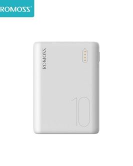 White 10000mAh Power Bank – Fast Charging Portable Battery