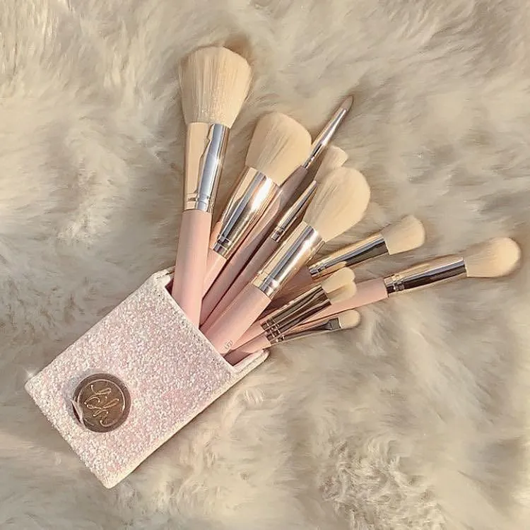11 Pcs Makeup Brushes Set for Blending, Contouring & Eye Makeup