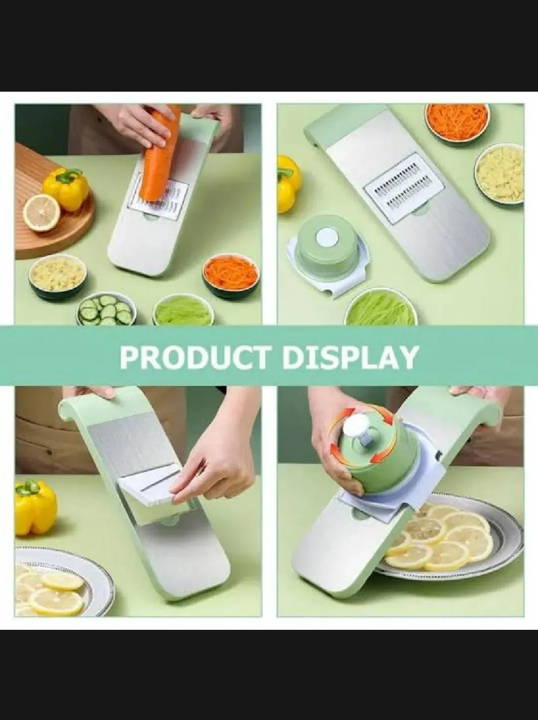 5-in-1 Vegetable Slicer | Multi-Use Kitchen Tool for Slicing & Dicing - Image 5