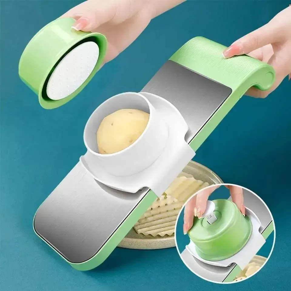 5-in-1 Vegetable Slicer | Multi-Use Kitchen Tool for Slicing & Dicing - Image 3