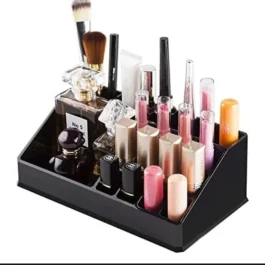 Black ABS Makeup Organizer for Storage & Display – Cosmetic Holder