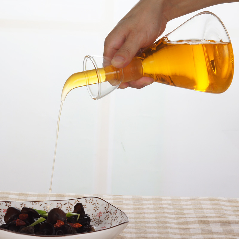 Borosilicate Glass Oil Dispenser Bottle Modern Design - Image 4