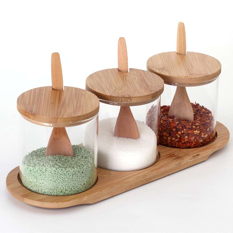 High Borosilicate Glass Seasoning Box 4 Pcs - Image 6