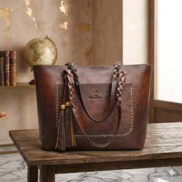 Brown Tassel Shoulder Bag – Premium Women’s Handbag