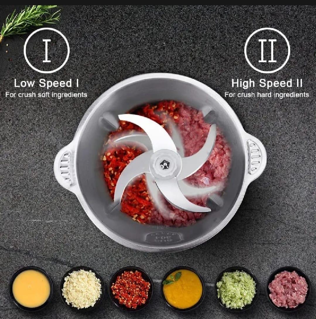Electric Meat Grinder Stainless Steel | 2-Speed Grinder Pakistan - Image 2