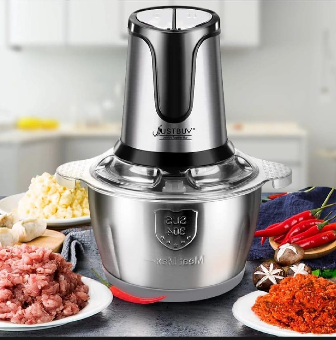 Electric Meat Grinder Stainless Steel | 2-Speed Grinder Pakistan