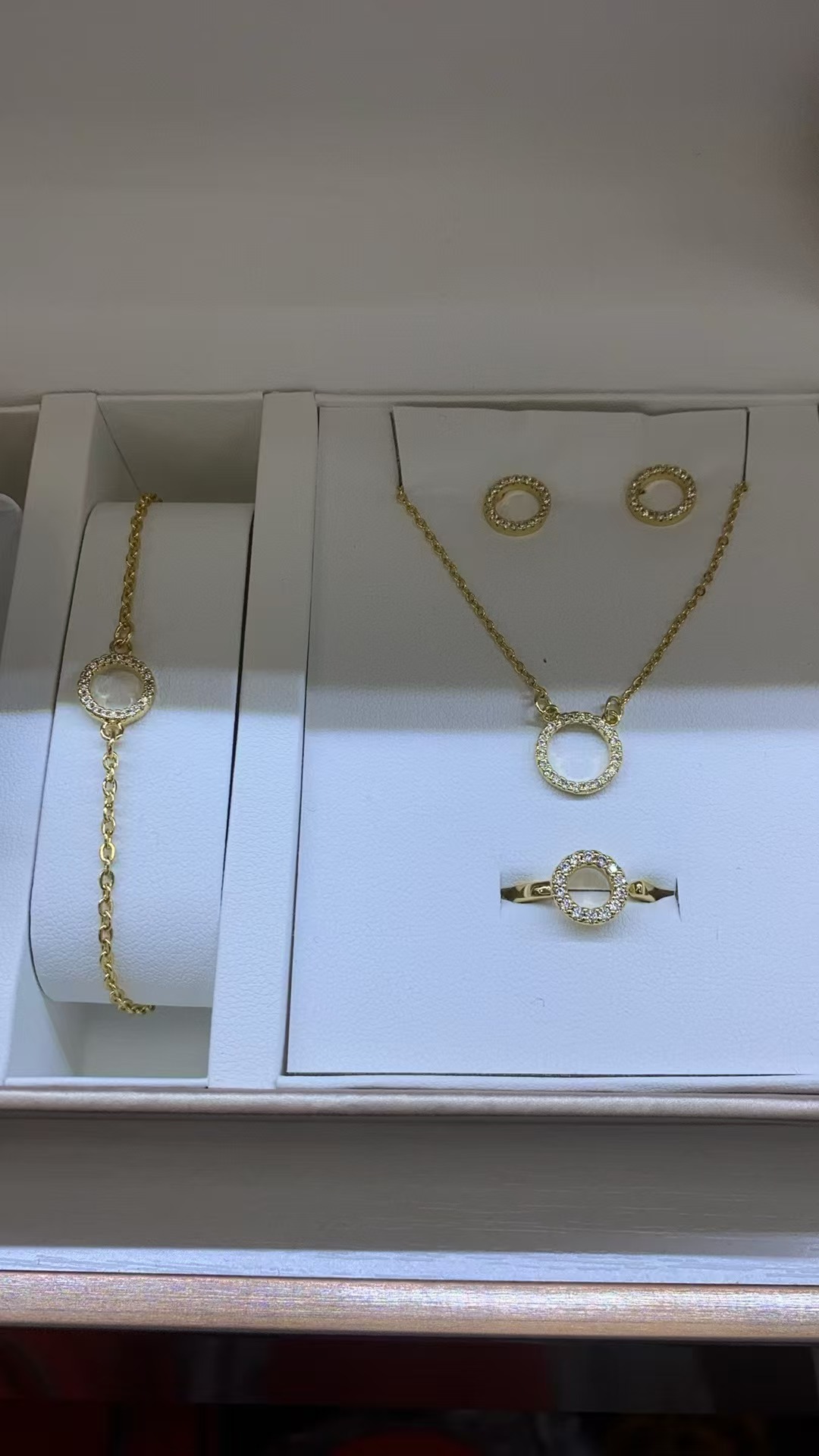 Gold Plated Jewelry Set for Women | Elegant Ring Design - Image 3