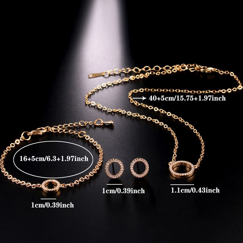 Gold Plated Jewelry Set for Women | Elegant Ring Design - Image 4