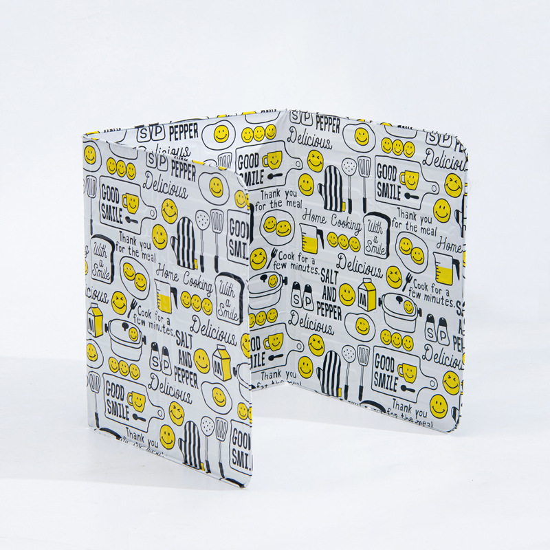 Foldable Heat Insulation Baffle Black Cactus Pattern - Image 11
