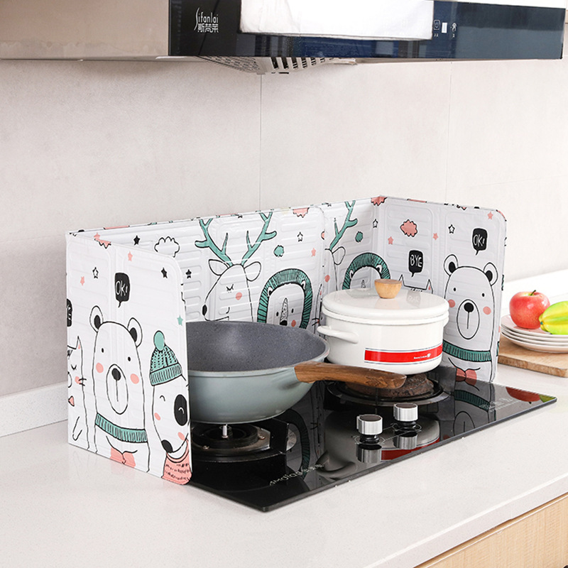 Foldable Heat Insulation Baffle Black Cactus Pattern - Image 5