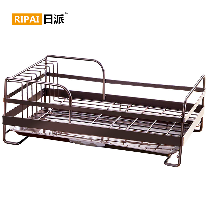 Iron Bowl Rack Modern Kitchen Storage Drain Plate Holder - Image 6