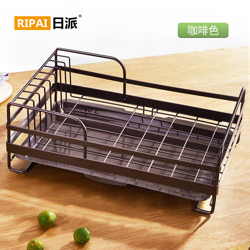 Iron Bowl Rack Modern Kitchen Storage Drain Plate Holder - Image 7