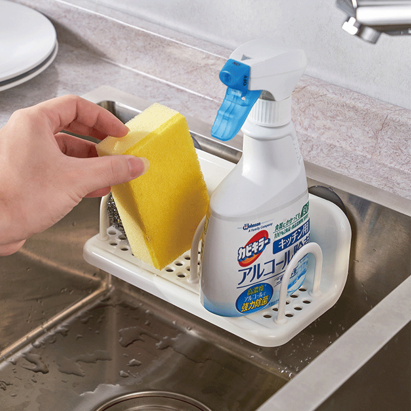Japan's 502AAB Double Suction Cup Kitchen Cleaning Rack - Image 3
