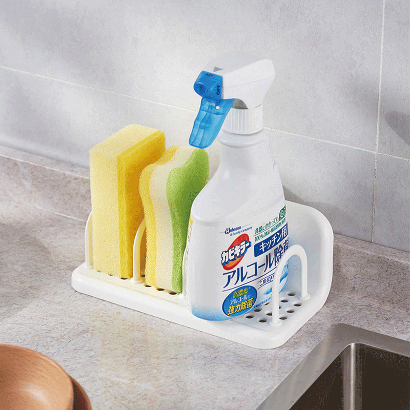 Japan's 502AAB Double Suction Cup Kitchen Cleaning Rack - Image 6