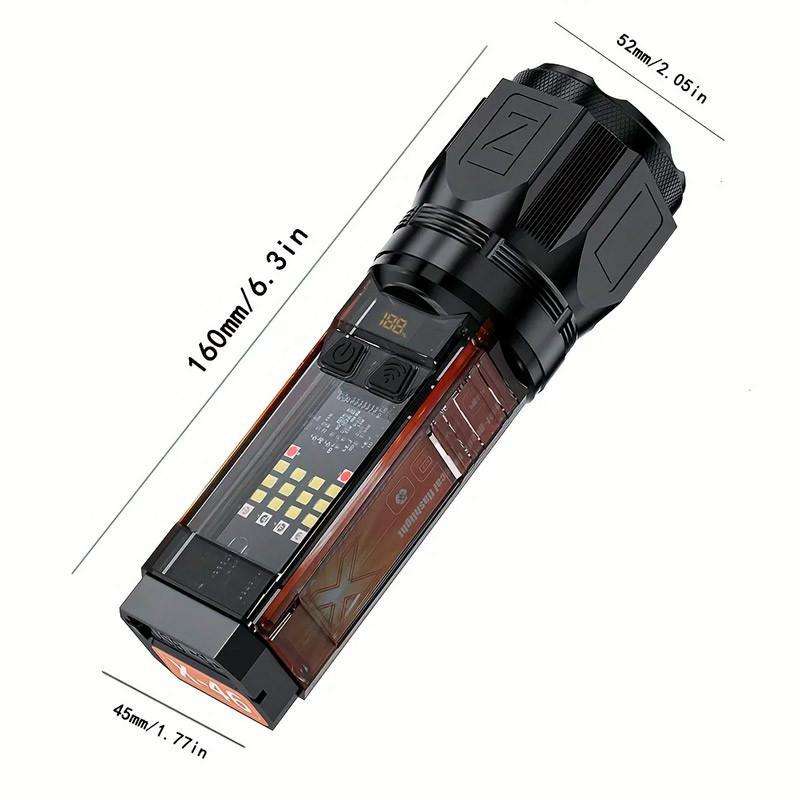 LED Search Light | Type-C Rechargeable Camping Flashlight - Image 3