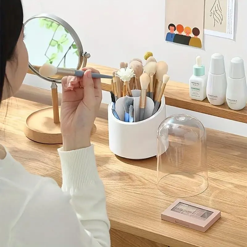 Makeup Brush Organizer with Dust & Bacteria Protection - Image 3